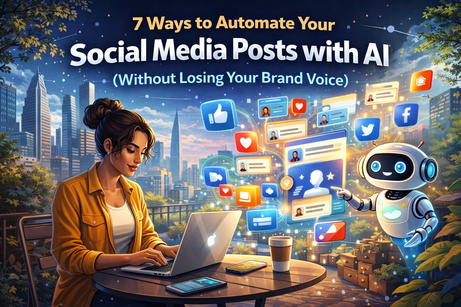 7 Ways to Automate Your Social Media Posts with AI (Without Losing Your Brand Voice)